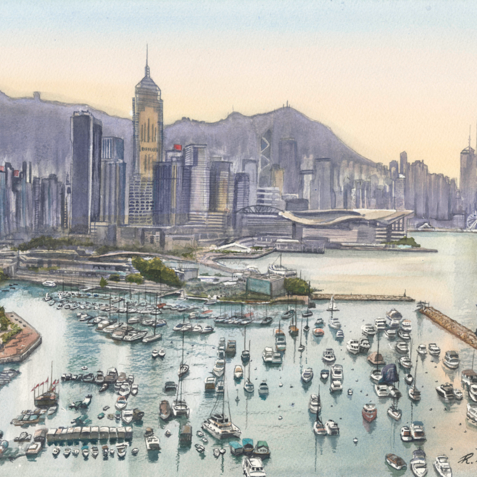 Sheltering City by Richard Crosbie