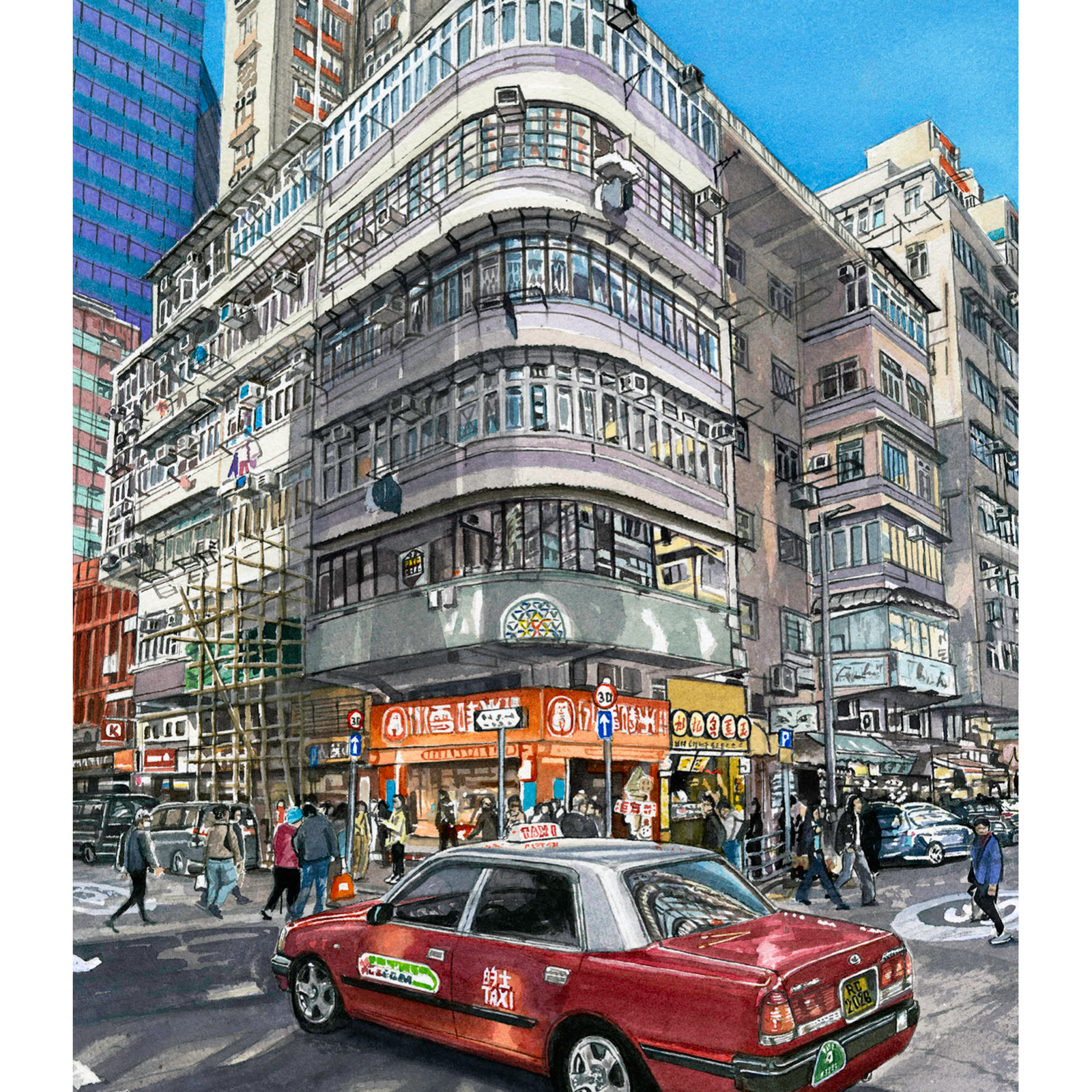 Mong Kok Moment by Richard Crosbie