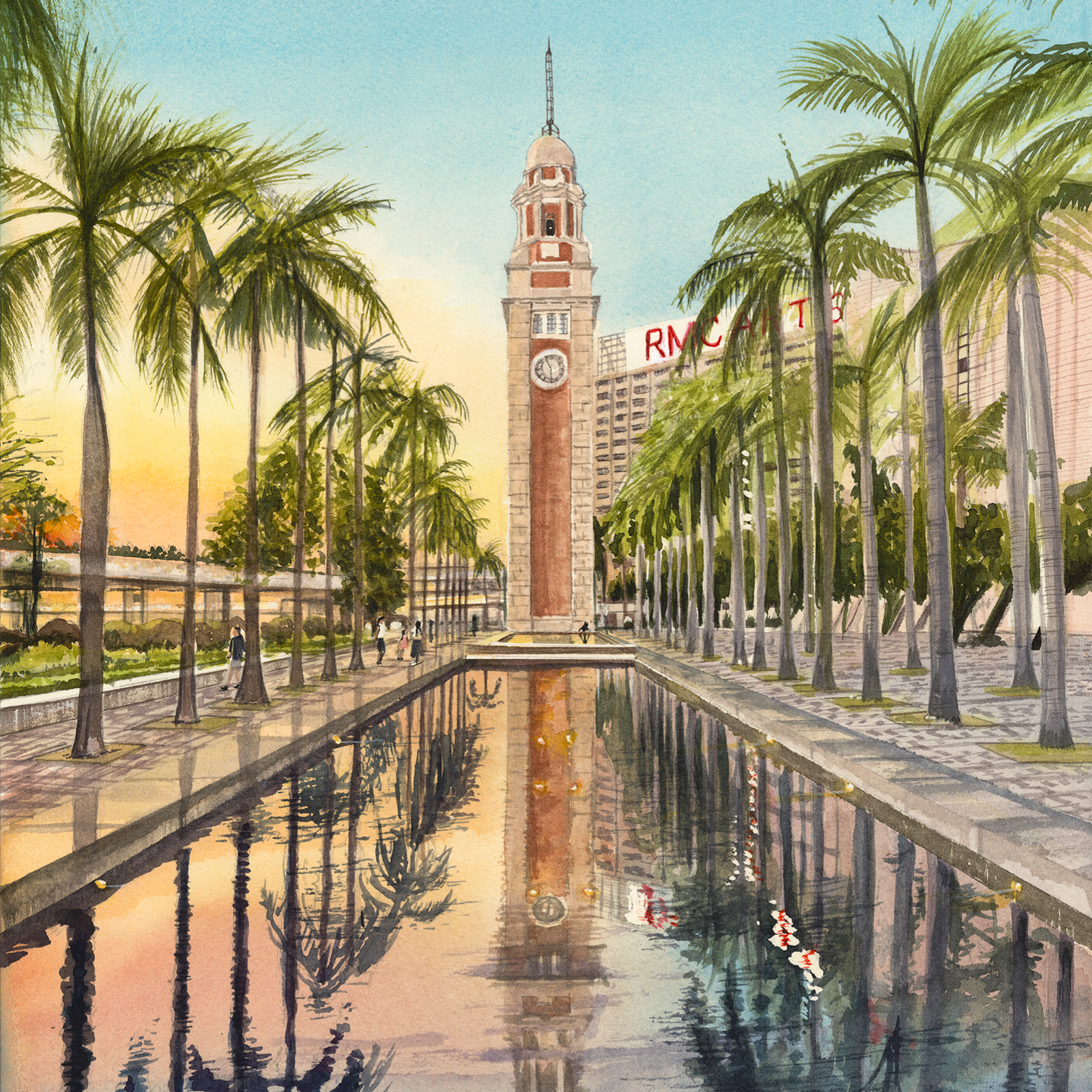 TST CLOCK TOWER by Richard Crosbie