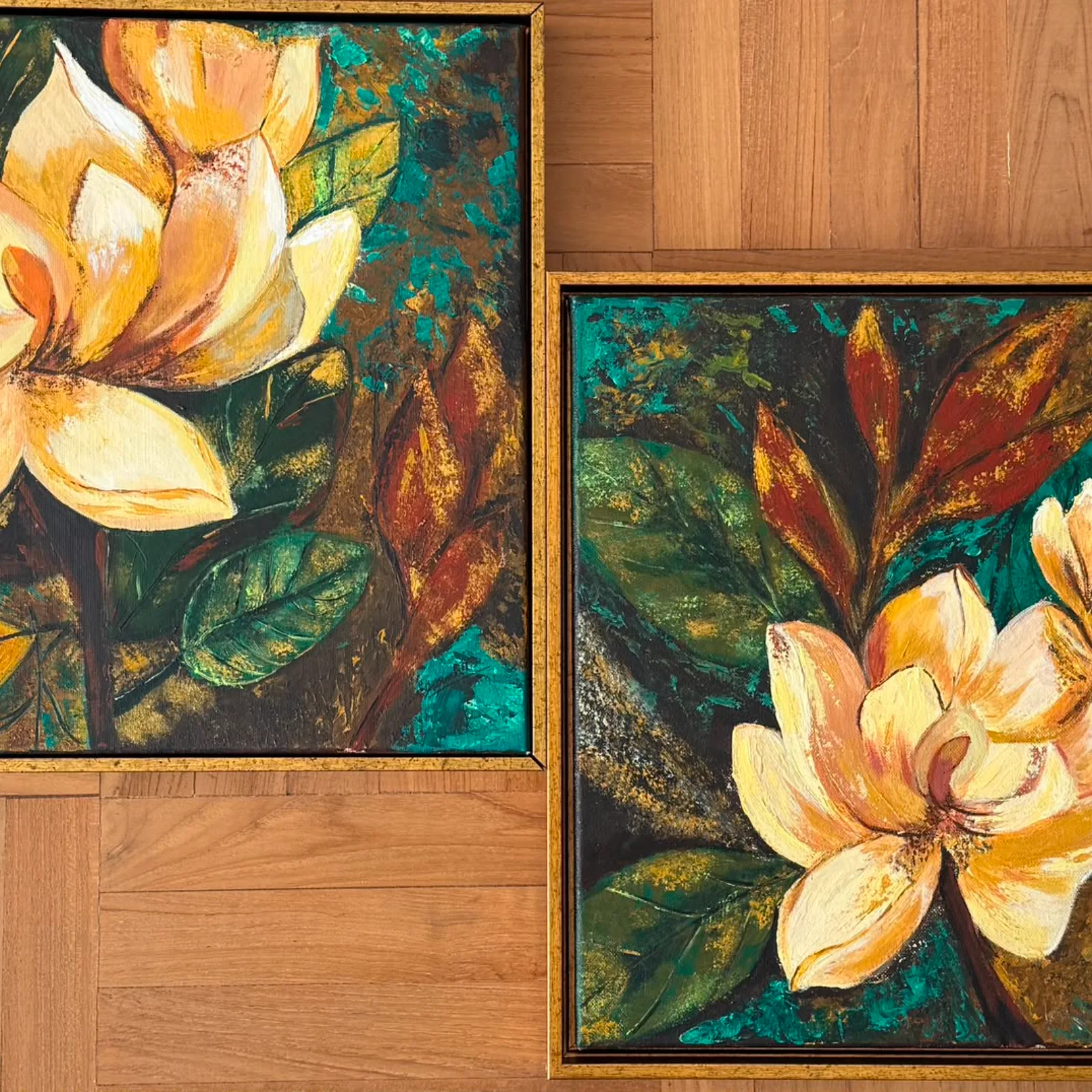 Magnolia Blooms by Shanti Satyan