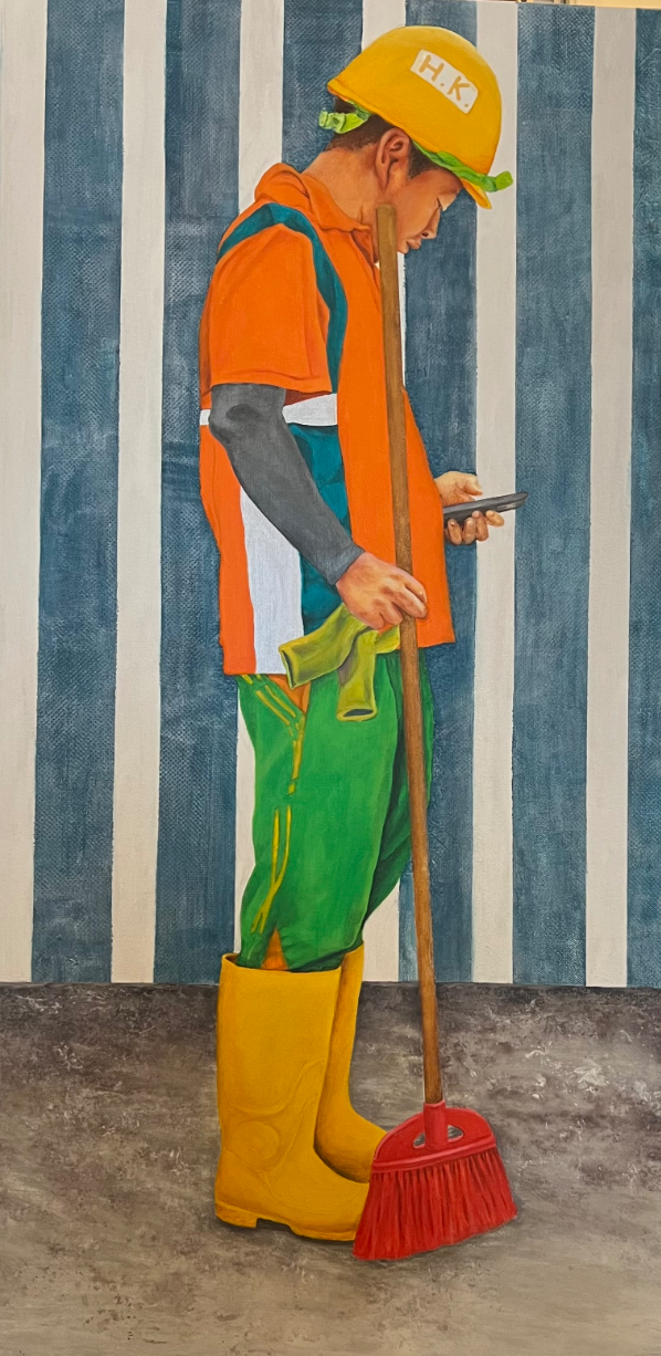 Construction Worker by Eva Ku