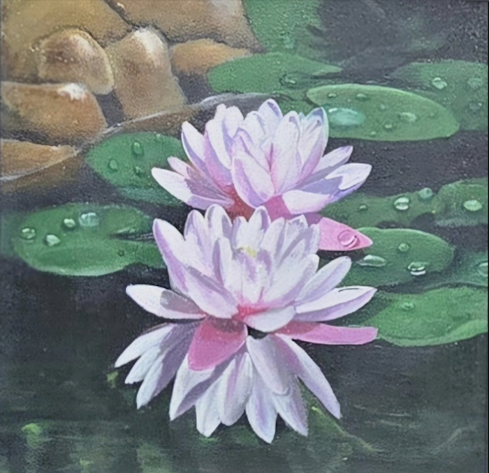 BLOOMS IN THE POND by Rajashree Khairnar