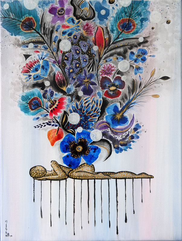 Ephemeral Symbiosis by Delphine de Marsangy alias Margynall