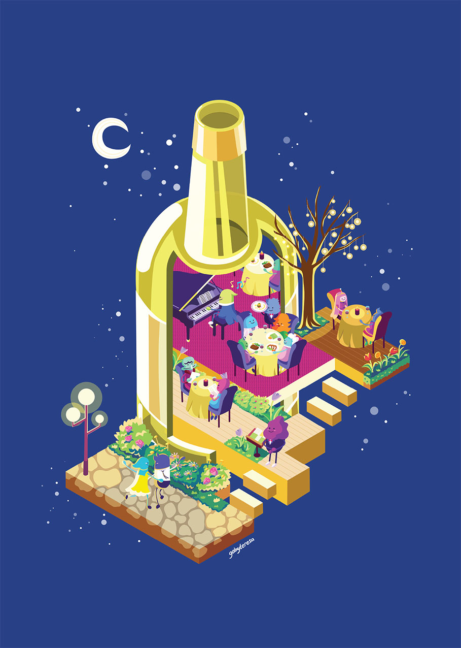 World of Beverages-Wine by Gaby Teresa